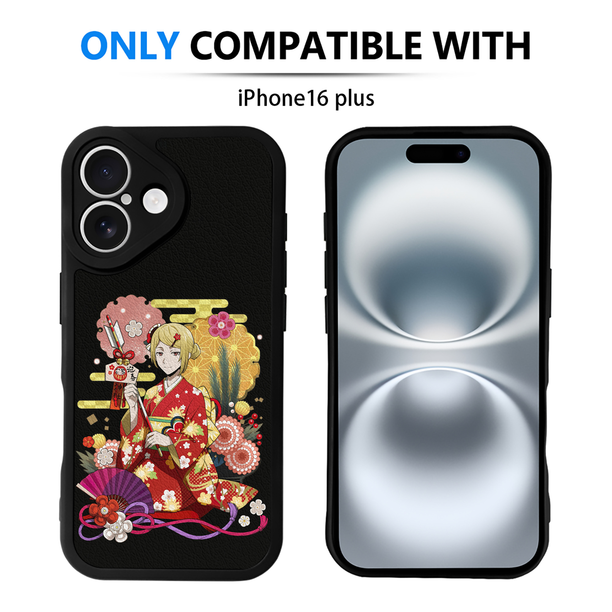 （画像用） 文豪ストレイドッグス Bungo Stray Dogs 【iPhone 16シリーズ対応】シリコンスマホケース（レザー調） 材質：シリコン